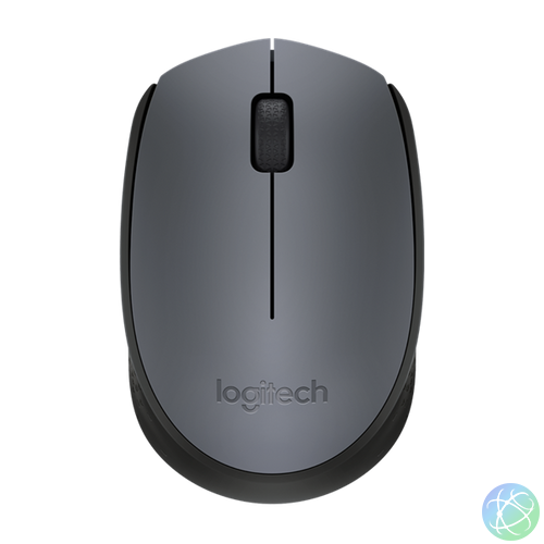 Logitech Egér - M170 (Vezeték nélküli, 3 gomb, 2,4 GHz, fekete)