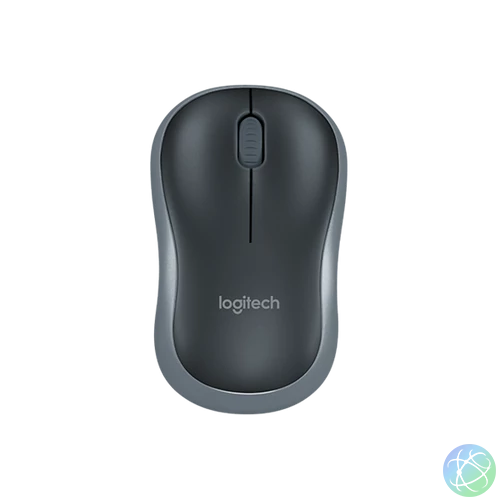 Logitech Egér - M185 (Vezeték nélküli, Optikai, Notebook, 1000 DPI, szürke)