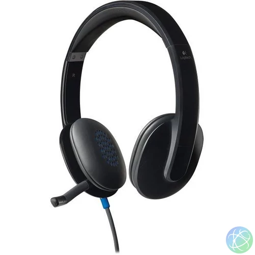 Logitech Fejhallgató - H540 Headset (Vezetékes, USB, mikrofon, hangerőszabályzó, fekete)