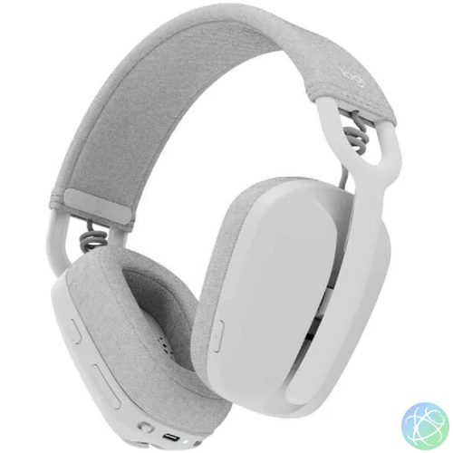 Logitech Fejhallgató - Zone Vibe 100 (Vezeték nélküli, Bluetooth, hangerőszabályzó, fehér)