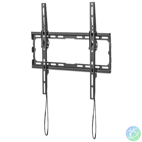 Manhattan TV állvány - Fali, dönthető TV állvány Fekete (max.VESA:400x400)(32"-70"-ig)