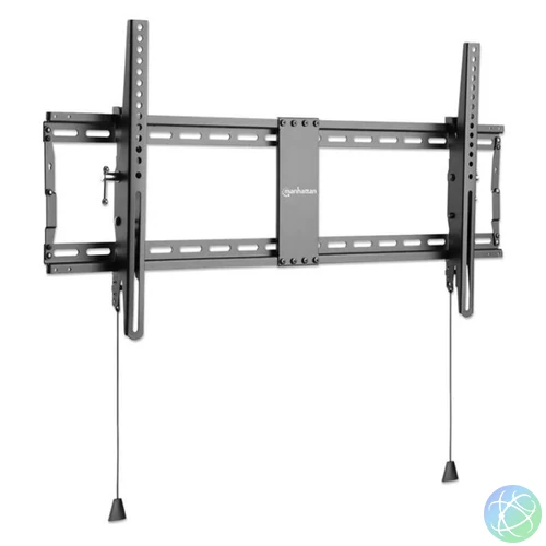 Manhattan TV állvány - Fali dönthető ultravékony TV állvány Fekete (max.VESA:800x400)(43"-100"-ig) 70kg teherbírás