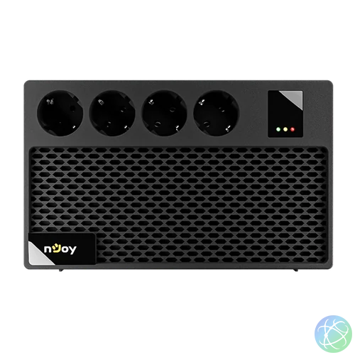 NJOY Szünetmentes  650VA - Renton 650 (4 Schuko kimenet, line-interaktív, fekete)