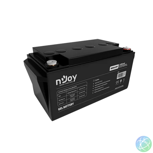 NJOY akkumulátor - GE6512FF (12V/65Ah, T6, zárt, gondozás mentes, GEL)