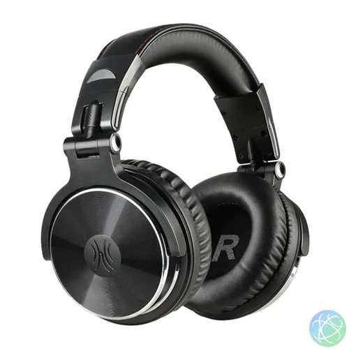 ONEODIO DJ Fejhallgató - Pro 10 Black (Vezetékes, 3,5mm, 6,35mm jack, Hi-Res Audio)