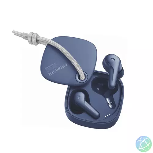 Promate Fülhallgató - FREEPODS 3 (TWS, ENC, BTv5.1, éríntős, tok 300mAh, kék)