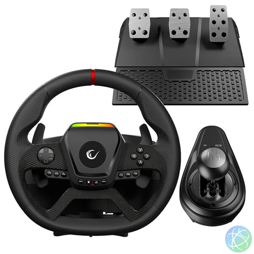 Rampage Gamer kormány - PACE V987  (PC, Force Feedback, 3 pedál+váltókar)