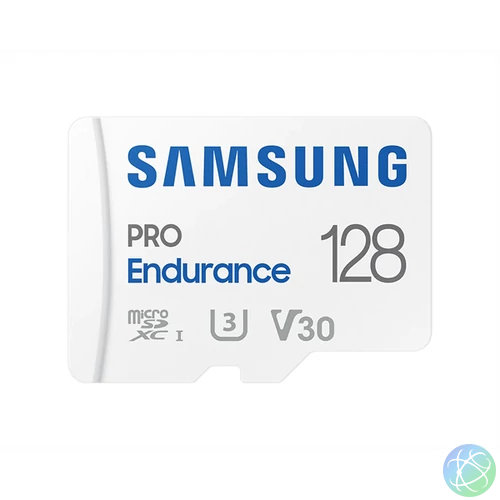 Samsung MicroSD kártya - 128GB MB-MJ128KA/EU (PRO Endurance, Class10, R100/W40, adapter, 128GB)
