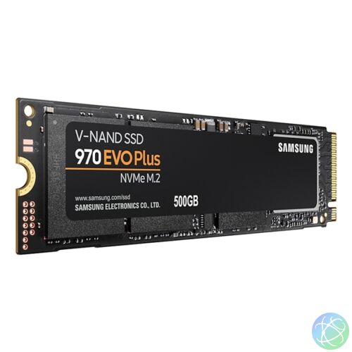 Samsung SSD 500GB - MZ-V7S500BW (970 EVO Plus, 500GB, NVMe M.2, PCIe)