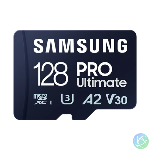 Samsung MicroSD kártya - 128GB MB-MY128SA/WW (PRO Ultimate, Class10, R200/W130, adapter, 128GB)