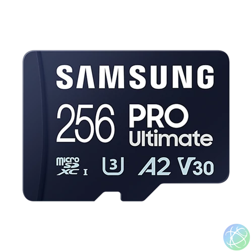 Samsung MicroSD kártya - 256GB MB-MY256SA/WW (PRO Ultimate, Class10, R200/W130, adapter, 256GB)