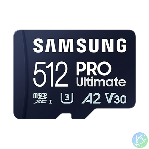 Samsung MicroSD kártya - 512GB MB-MY512SA/WW (PRO Ultimate, Class10, R200/W130, adapter, 512GB)