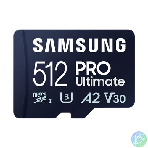 Samsung MicroSD kártya - 512GB MB-MY512SB/WW (PRO Ultimate kártyaolvasóval, Class10, R200/W130, 512GB)