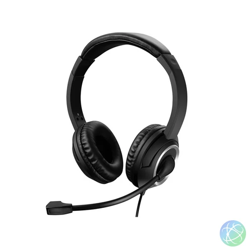 Sandberg Fejhallgató - USB Chat Headset (mikrofon; USB; hangerő szabályzó; 1,8m kábel; fekete)