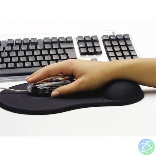 Sandberg Egérpad - Gel Mousepad with Wrist Rest (zselés csuklótámasszal; fekete)