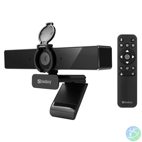 Sandberg Webkamera - USB-C/A Webcam Pro Remote 4K