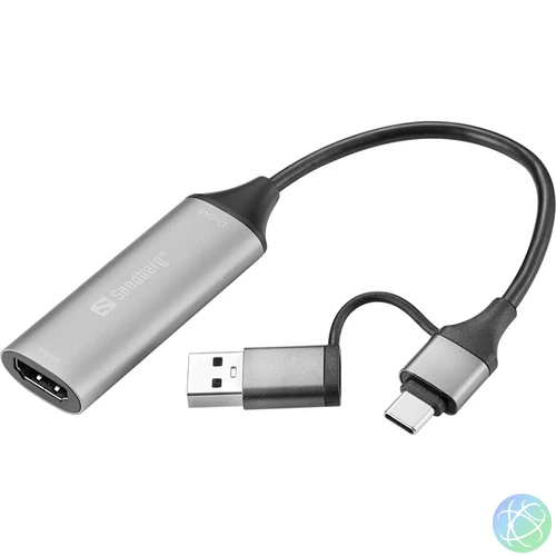 Sandberg HDMI Capture Link to USB-C/A