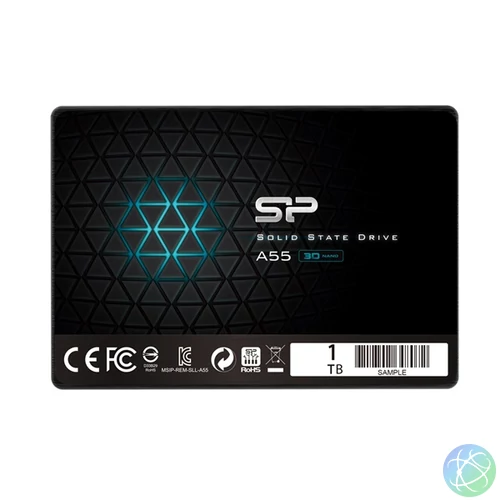Silicon Power SSD - 1TB A55 2,5" (TLC, r:530 MB/s; w:450 MB/s)