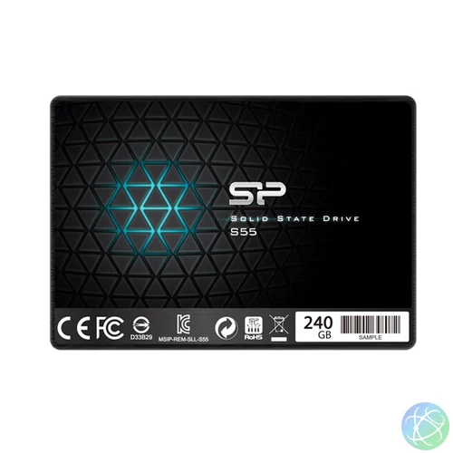 Silicon Power SSD - 240GB S55 2,5" (TLC, r:550 MB/s; w:450 MB/s)