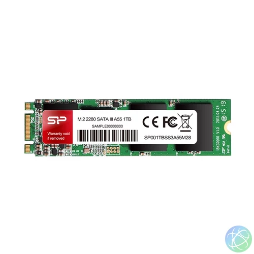 Silicon Power SSD - 256GB A55 (MLC, r:560 MB/s; w:530 MB/s, M.2 SATA)