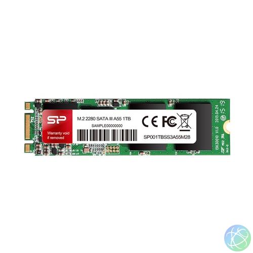 Silicon Power SSD - 256GB A55 (MLC, r:560 MB/s; w:530 MB/s, M.2 SATA)