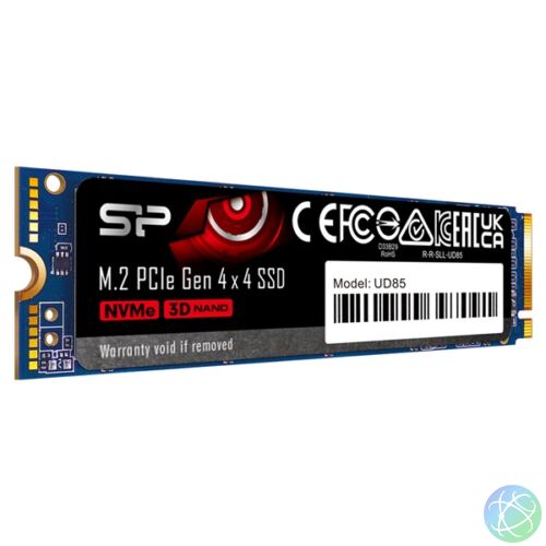 Silicon Power SSD - 250GB UD85 (r:3300MB/s; w:1300 MB/s, NVMe 1.4 támogatás, M.2 PCIe Gen 4x4)