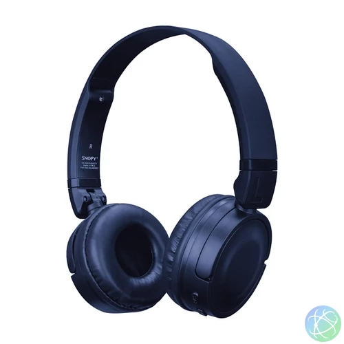 Snopy Fejhallgató Vezeték Nélküli - SN-XBK33 BATTY Blue (Bluetooth/AUX/TF Card, hang.szab., mikrofon, kék)