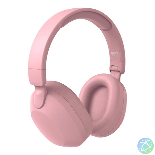 Snopy Fejhallgató Vezeték Nélküli - SN-BT37 Pink (Bluetooth/AUX/TF Card, hang.szab., mikrofon, rózsaszín)