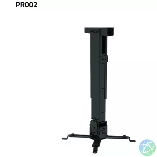 SUNNE (PRO02) Projektor mennyezeti konzol dönthető, Profil: 430-650mm, max 20kg (fekete)