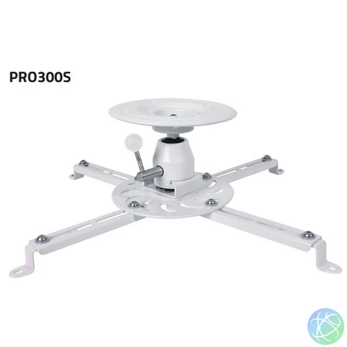 SUNNE (PRO300S) Projektor mennyezeti konzol dönthető, Profil: 135mm, max 25kg (fehér)
