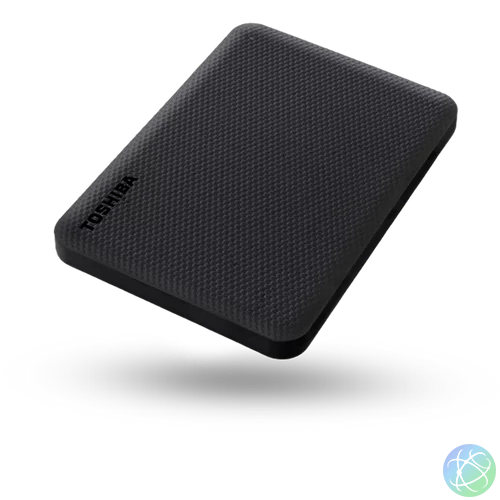 Toshiba Külső HDD 2.5" - 4TB Canvio Advance Fekete (USB3.0; ~5Gbps; NTFS)