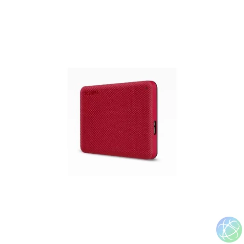 Toshiba Külső HDD 2.5" - 4TB Canvio Advance Piros (USB3.0; ~5Gbps; NTFS)