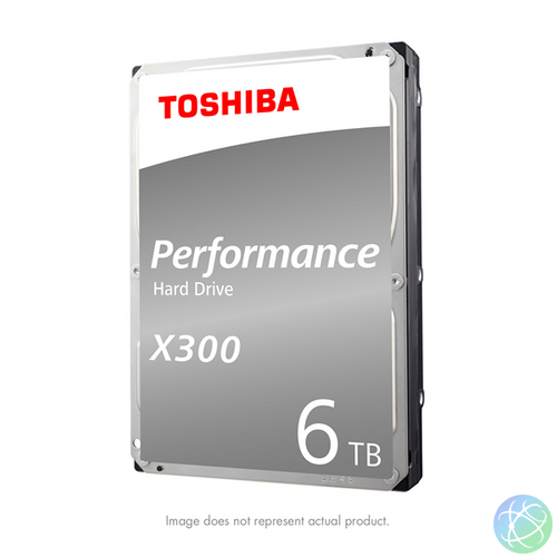 Toshiba Belső HDD 3.5" - X300 High-Performance 6TB (Retail; asztali munkaállomások, médiaközpontok; 256MB / 7200RPM)