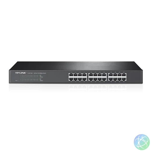TP-Link Switch  - TL-SF1024 (24 port, 100Mbps; fém ház, rackbe szerelhető)