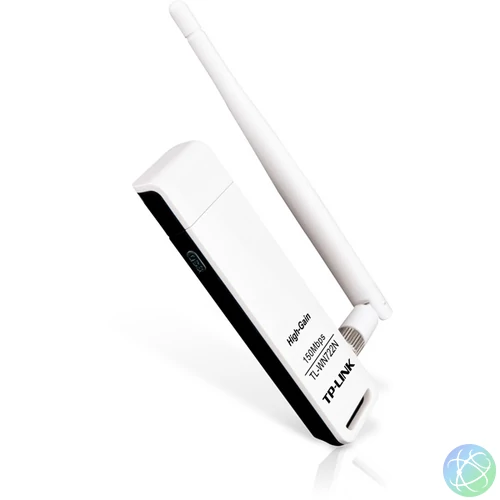 TP-Link Hálózati adapter WiFi N - TL-WN722N (USB; 150Mbps, 2,4GHz, cserélhető 4dBi antenna)