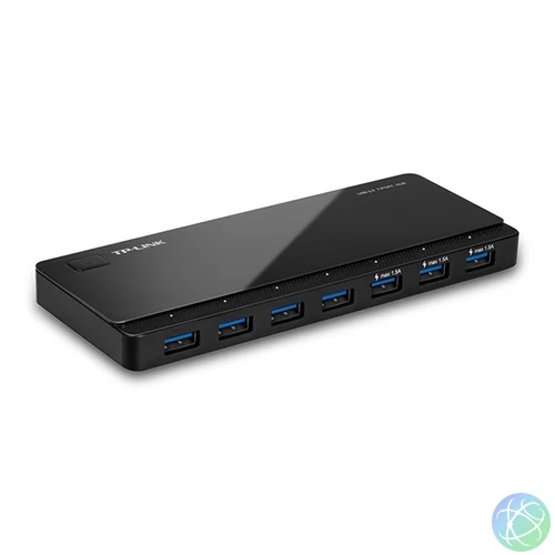 TP-Link USB Hub - UH700 (7 port; USB3.0; tápegység)