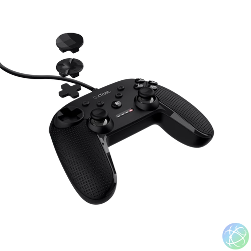 Trust Gamepad - GXT 541 Muta (Playstation design; fekete; PC kompatibilis.)