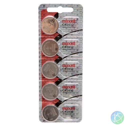 Maxell Elem - CR2032 gombelem 5db-os