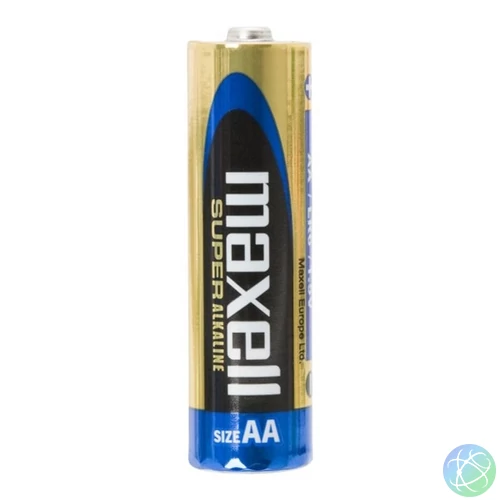 Maxell Elem - Szuper Alkáli elem,  4db AA (LR6), 1,5V (no mercury)