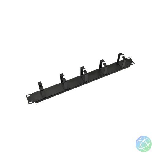 Walisec rackszekrény Kiegészítő - CM-02 (Kábel rendező panel, Gyűrű panel, 1U(19"), fekete)