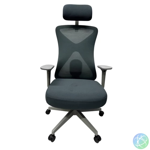 Aarven, Szürke, 3D kartámasz, 2D fejtámasz, Deréktámasz, irodai szék  / 1db/