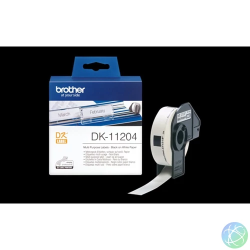 Brother DK-11204 etikett