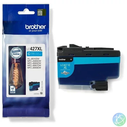 Brother LC427XLC Tintapatron Cyan 5.000 oldal kapacitás