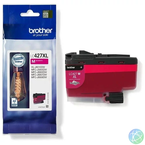 Brother LC427XLM Tintapatron Magenta 5.000 oldal kapacitás