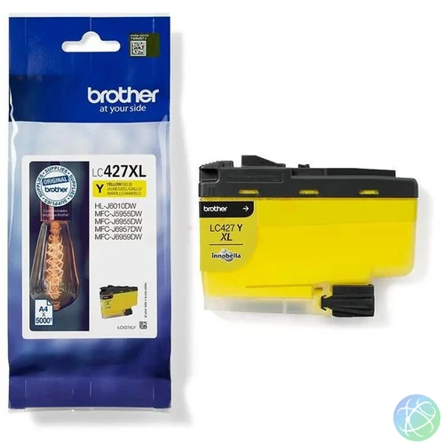 Brother LC427XLY Tintapatron Yellow 5.000 oldal kapacitás
