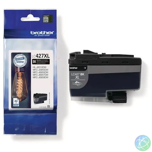 Brother LC427XLBK Tintapatron Black 6.000 oldal kapacitás