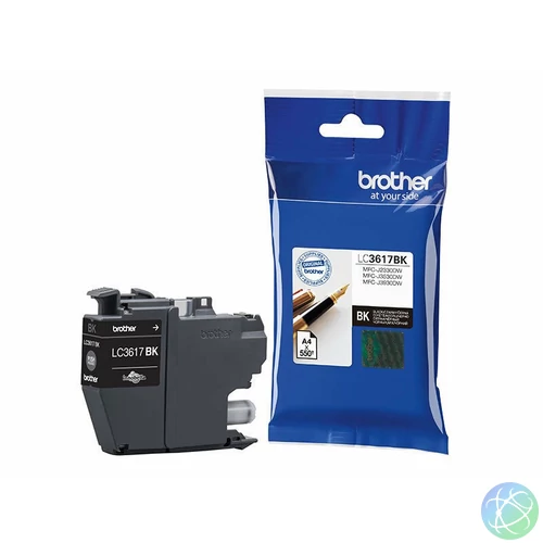 Brother LC3617BK Tintapatron Black 12,5 ml 550 oldal kapacitás