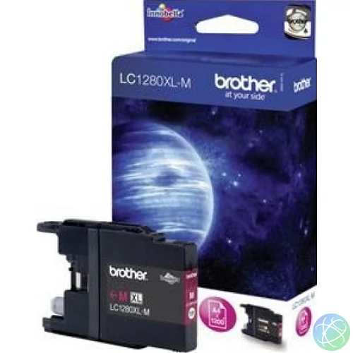 Brother LC1280XLM Tintapatron Magenta 13,3 ml 1.200 oldal kapacitás