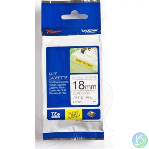 Brother TZe-S241 18 mm széles 8 m hosszú szalagkazetta