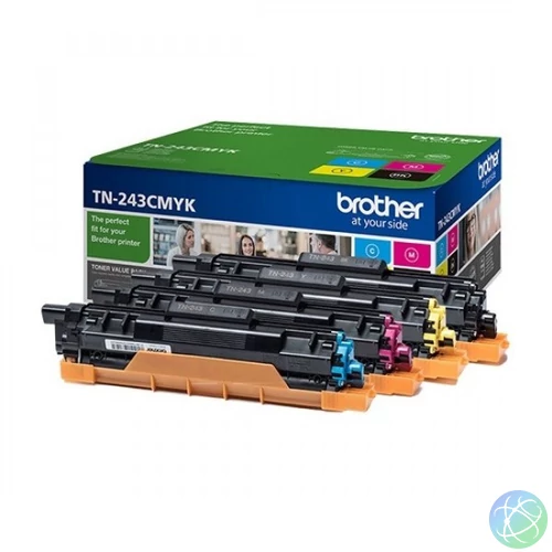 Brother TN-243CMYK tonercsomag (BK-C-M-Y) 1.000 oldal kapacitás